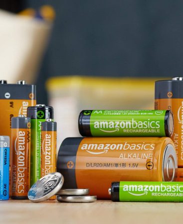 Amazon Basics 20 Pack AA High-Performance Alkaline Batteries, 10-Year Shelf Life, Easy to Open Value Pack